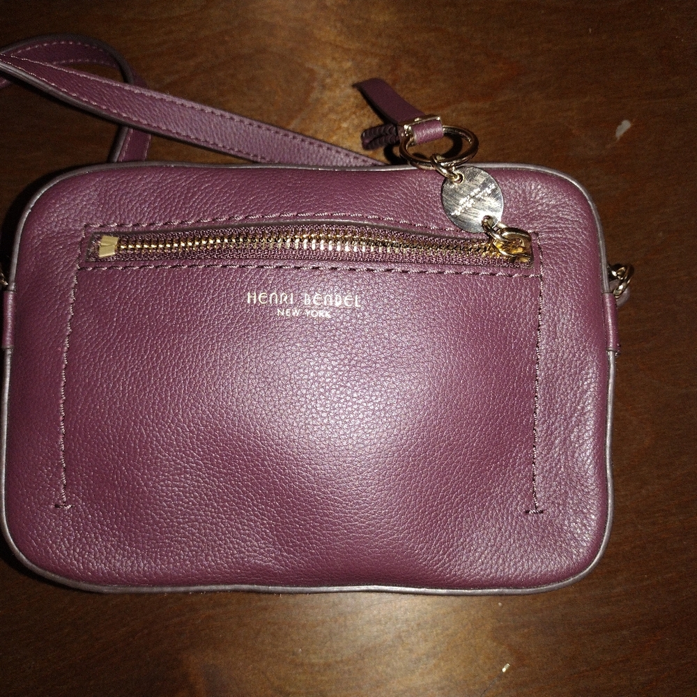 Authentic deep dark burgundy HENRI BENDEL purse